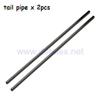 XK-K110 blash helicopter parts tail pipe x 2pcs